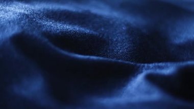 Moda markası için mavi parlak kumaş dokusu. Tatil arkaplanı, tekstil yüzeyi ve lüks malzeme olarak.