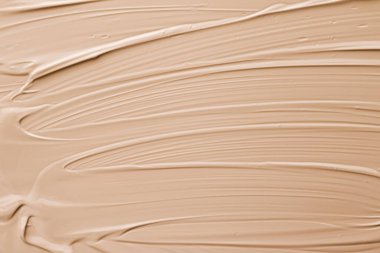 Bej kozmetik doku arka plan, makyaj ve cilt ürünleri, krem, ruj, temel makro, lüks güzellik markası, tatil yassı tasarımı