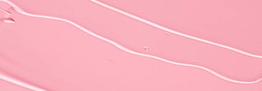 Lüks marka, tatil arkaplanı veya soyut duvar sanatı ve boya vuruşları için kozmetik arka plan, makyaj ve güzellik ürünleri olarak pembe ruj veya dudak parlatıcısı