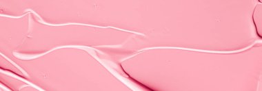 Lüks marka, tatil arkaplanı veya soyut duvar sanatı ve boya vuruşları için kozmetik arka plan, makyaj ve güzellik ürünleri olarak pembe ruj veya dudak parlatıcısı