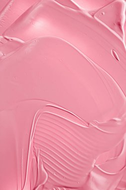 Lüks marka, tatil arkaplanı veya soyut duvar sanatı ve boya vuruşları için kozmetik arka plan, makyaj ve güzellik ürünleri olarak pembe ruj veya dudak parlatıcısı