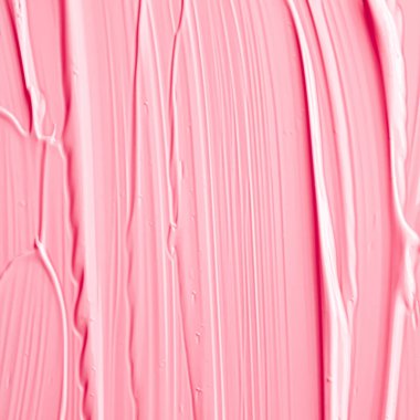 Lüks marka, tatil arkaplanı veya soyut duvar sanatı ve boya vuruşları için kozmetik arka plan, makyaj ve güzellik ürünleri olarak pembe ruj veya dudak parlatıcısı