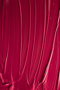 Lüks marka, tatil arkaplanı veya soyut duvar sanatı ve boya vuruşları için makyaj malzemesi olarak kırmızı ruj veya dudak parlatıcısı dokusu, makyaj ve güzellik ürünleri