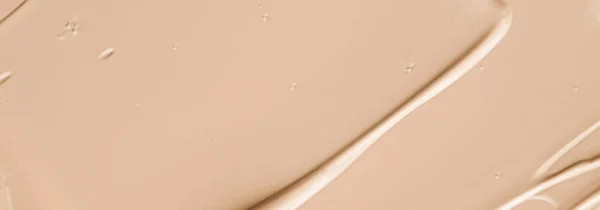 Fondo de textura cosmética beige, maquillaje y productos cosméticos para el cuidado de la piel, crema, lápiz labial, macro base como marca de belleza de lujo, diseño plano de vacaciones —  Fotos de Stock