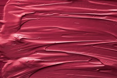 Lüks marka, tatil arkaplanı veya soyut duvar sanatı ve boya vuruşları için makyaj malzemesi olarak kırmızı ruj veya dudak parlatıcısı dokusu, makyaj ve güzellik ürünleri