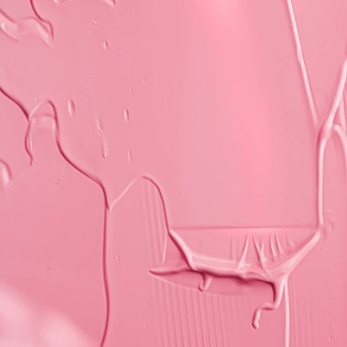 Lüks marka, tatil arkaplanı veya soyut duvar sanatı ve boya vuruşları için kozmetik arka plan, makyaj ve güzellik ürünleri olarak pembe ruj veya dudak parlatıcısı