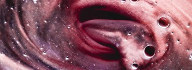 Soyut sıvı pankart arka plan, boya sıçraması, girdap deseni ve su damlaları, güzellik jeli ve kozmetik doku, modern sihir sanatı ve lüks düz dizayn olarak bilim