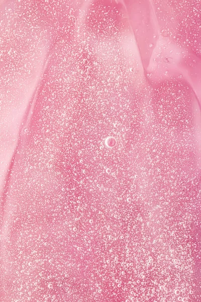 Abstract pink liquid background, paint splash, swirl pattern and water drops, beauty gel and cosmetic texture, contemporary magic art and science as luxury flatlay design — Stock Photo, Image