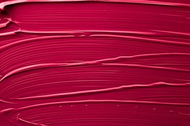 Lüks marka, tatil arkaplanı veya soyut duvar sanatı ve boya vuruşları için makyaj malzemesi olarak kırmızı ruj veya dudak parlatıcısı dokusu, makyaj ve güzellik ürünleri