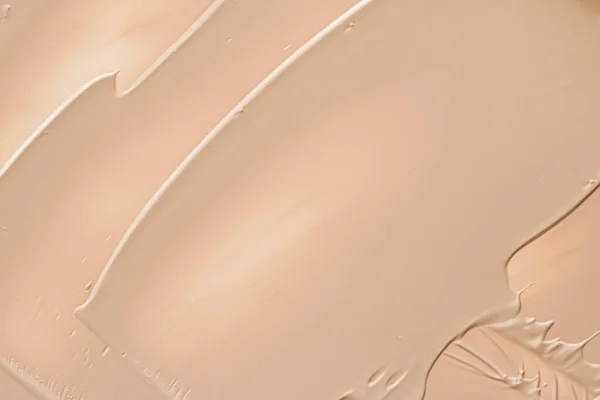 Fondo de textura cosmética beige, maquillaje y productos cosméticos para el cuidado de la piel, crema, lápiz labial, macro base como marca de belleza de lujo, diseño plano de vacaciones —  Fotos de Stock