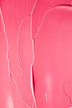 Lüks marka, tatil arkaplanı veya soyut duvar sanatı ve boya vuruşları için kozmetik arka plan, makyaj ve güzellik ürünleri olarak pembe ruj veya dudak parlatıcısı