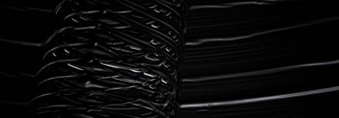 Lüks güzellik markası, bayram afişi tasarımı, soyut duvar sanatı veya sanatsal fırça darbesi için siyah krem dokusu, kozmetik ürün ve makyaj arka planı