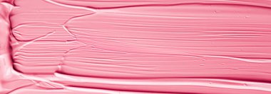 Lüks marka, tatil arkaplanı veya soyut duvar sanatı ve boya vuruşları için kozmetik arka plan, makyaj ve güzellik ürünleri olarak pembe ruj veya dudak parlatıcısı