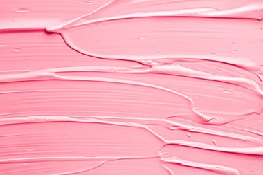 Lüks marka, tatil arkaplanı veya soyut duvar sanatı ve boya vuruşları için kozmetik arka plan, makyaj ve güzellik ürünleri olarak pembe ruj veya dudak parlatıcısı