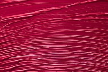 Lüks marka, tatil arkaplanı veya soyut duvar sanatı ve boya vuruşları için makyaj malzemesi olarak kırmızı ruj veya dudak parlatıcısı dokusu, makyaj ve güzellik ürünleri