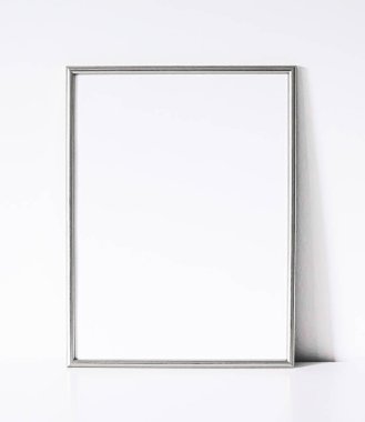 Beyaz mobilyalarda gümüş çerçeve, lüks ev dekorasyonu ve tasarım, poster baskısı ve basılabilir sanat, çevrimiçi dükkan vitrini