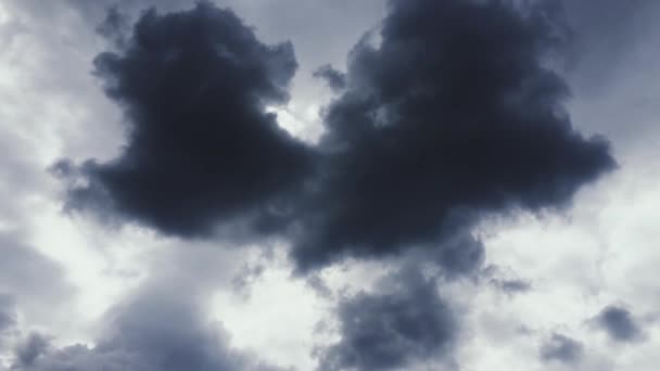 Céu nublado dramático como fundo da natureza — Vídeo de Stock