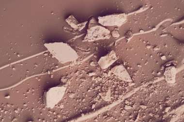 Kozmetik desen düz döşeme, güzellik ve makyaj arka planı