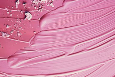 Kozmetik desen düz döşeme, güzellik ve makyaj arka planı