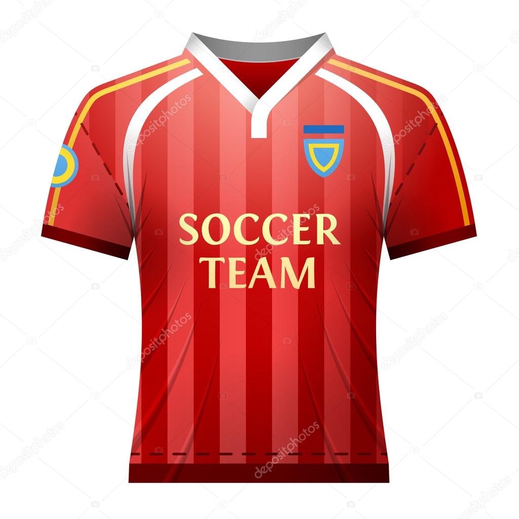 Soccer shirt for player