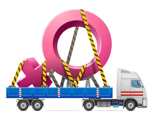 Οδική μεταφορά θηλυκό σύμβολο — Διανυσματικό Αρχείο