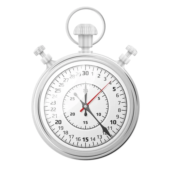 Chronomètre isolé sur fond blanc — Image vectorielle