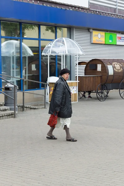 The streets of Palanga city in Lithuania — Stock Photo, Image