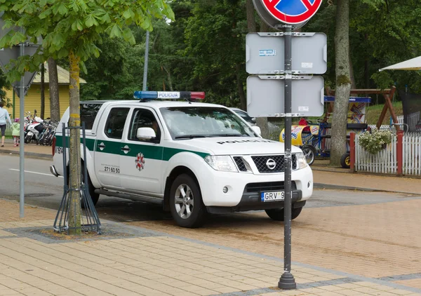 Las calles de la ciudad de Palanga en Lituania — Foto de Stock