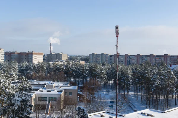 Utsikt over byen – stockfoto