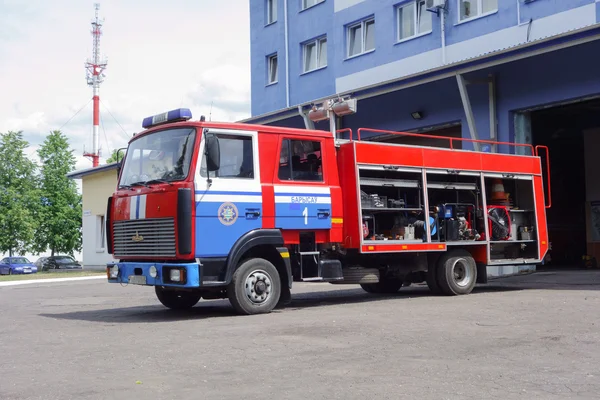 The fire trucks — Stock Photo, Image