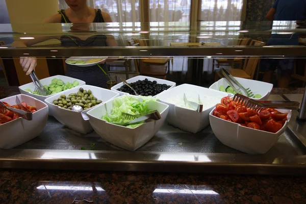 Mittagessen im Hotel — Stockfoto