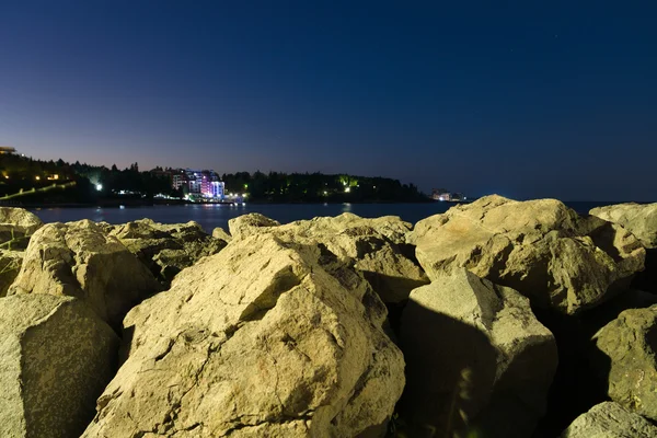 Pohled od pobřeží moře — Stock fotografie