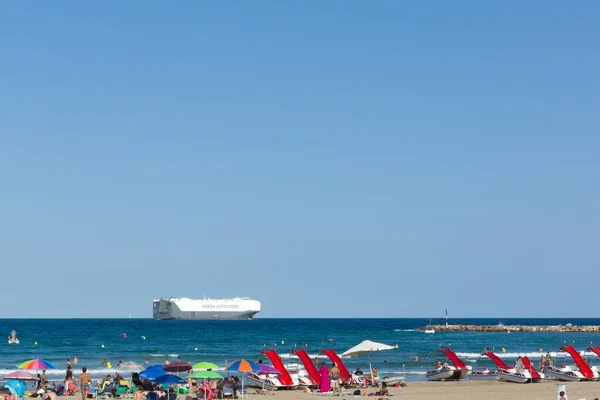 Tarragona Hiszpania Sierpnia 2018 Tarragona Miasto Portowe Położone Północno Wschodniej — Zdjęcie stockowe