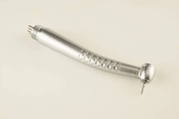 Ручка Зубної Турбіни Ізольована Білому Тлі — стокове фото