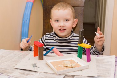 Çocuk kalıpları hamuru