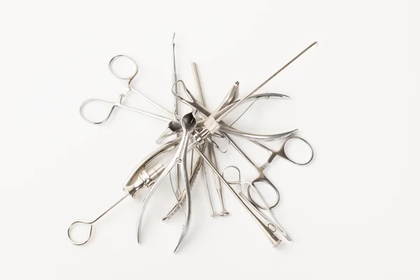 Medical instruments isolated on a white background — Stock Photo, Image