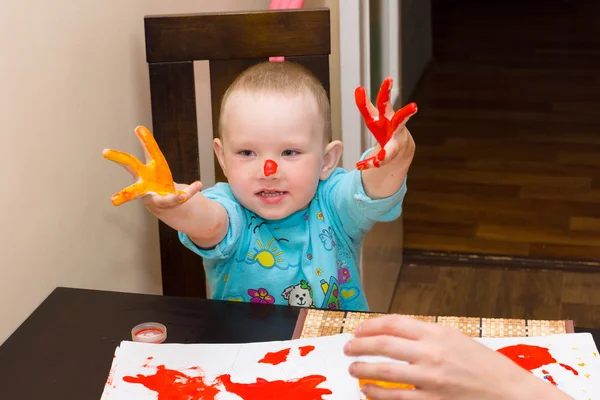 Paint boy — Stock Photo, Image