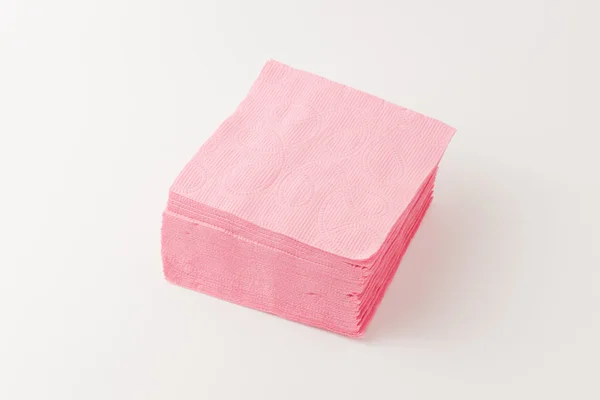Roze servetten — Stockfoto