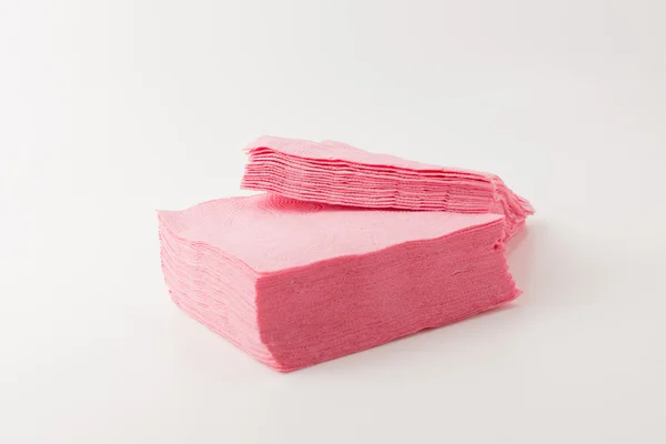 Roze servetten — Stockfoto