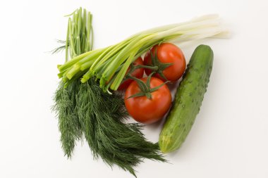 domates ve yeşil sebze