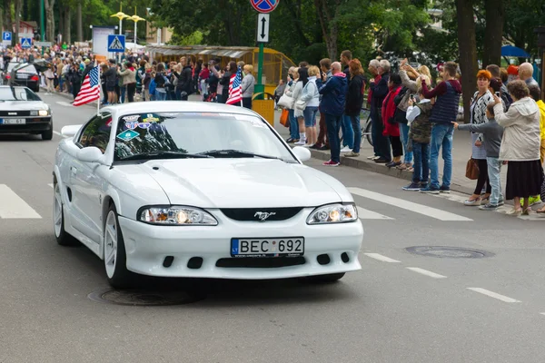 Rally de perlas espíritu americano 2015 en Palanga — Foto de Stock