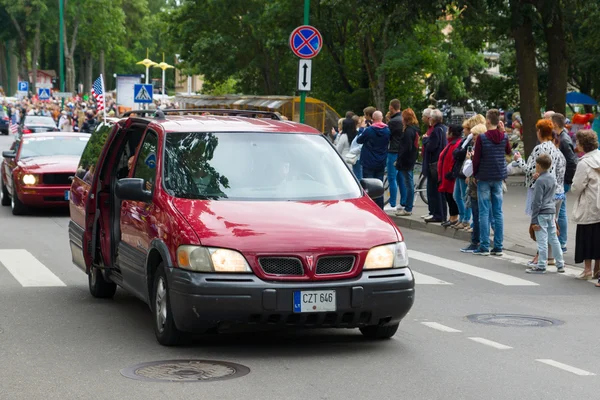 Rally de perlas espíritu americano 2015 en Palanga — Foto de Stock