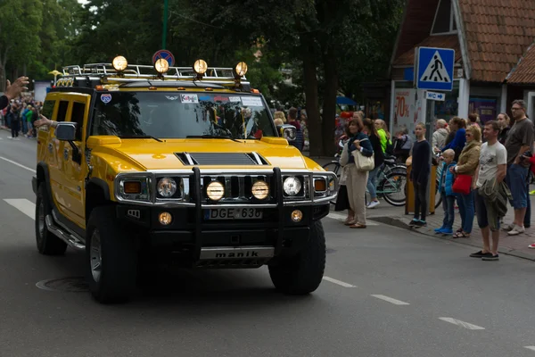 American spirit pearl rally 2015 in Palanga — Stock Photo, Image