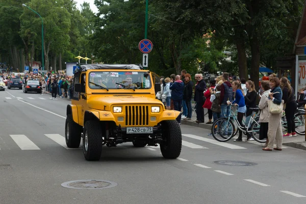 American spirit pearl rally 2015 em Palanga — Fotografia de Stock