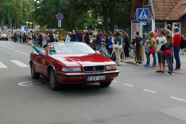 Rally de perlas espíritu americano 2015 en Palanga — Foto de Stock