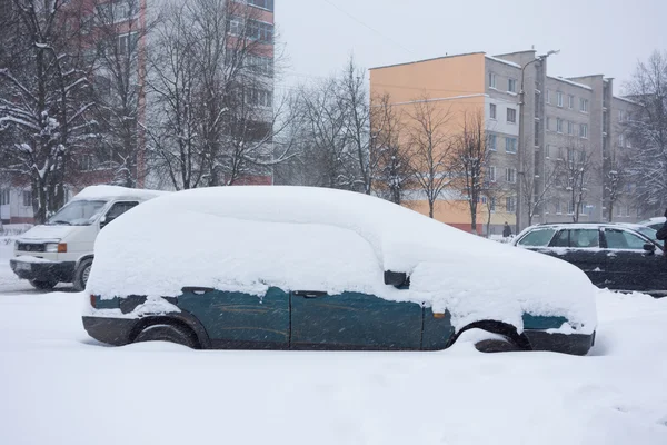 Cyklonen Emma i Brisov-city — Stockfoto