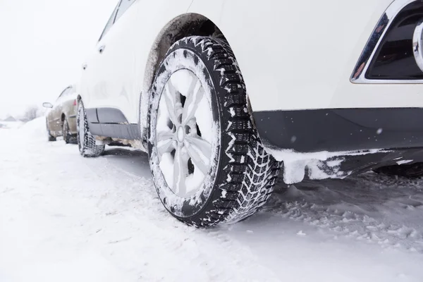 Roues de voiture hiver — Photo