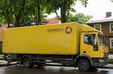 Litvanya Palanga şehrin sokaklarında