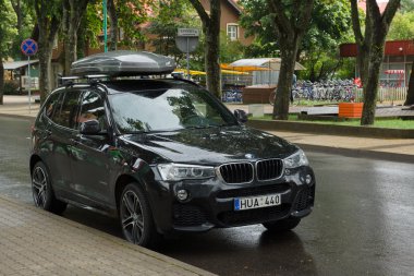 Litvanya Palanga şehrin sokaklarında