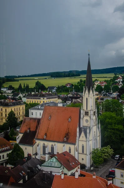 Melk, Ausztria-templom. — Stock Fotó